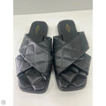 Sandals Flats By Clothes Mentor In Black, Size: 10