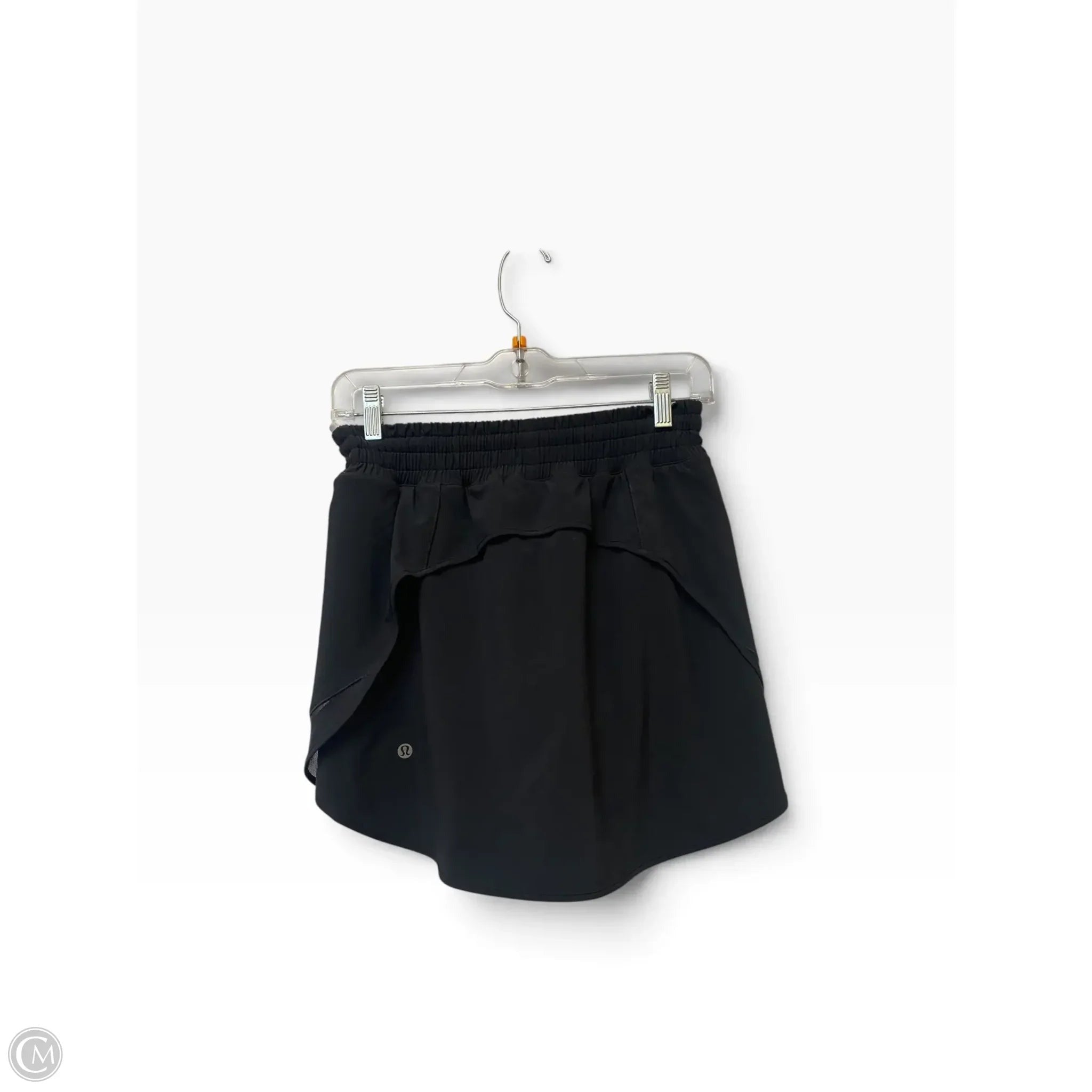 Athletic Skort By Lululemon In Black, Size: 4
