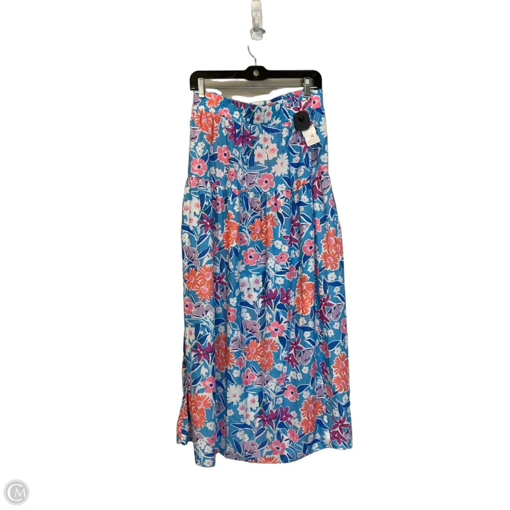 Skirt Maxi By Almost Pink In Blue, Size: Xl