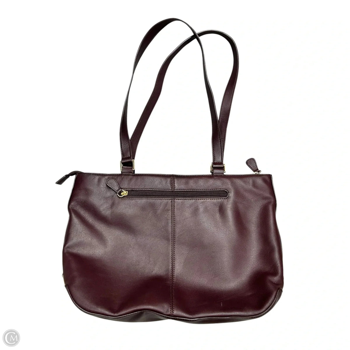 Handbag Leather By Etienne Aigner, Size: Medium