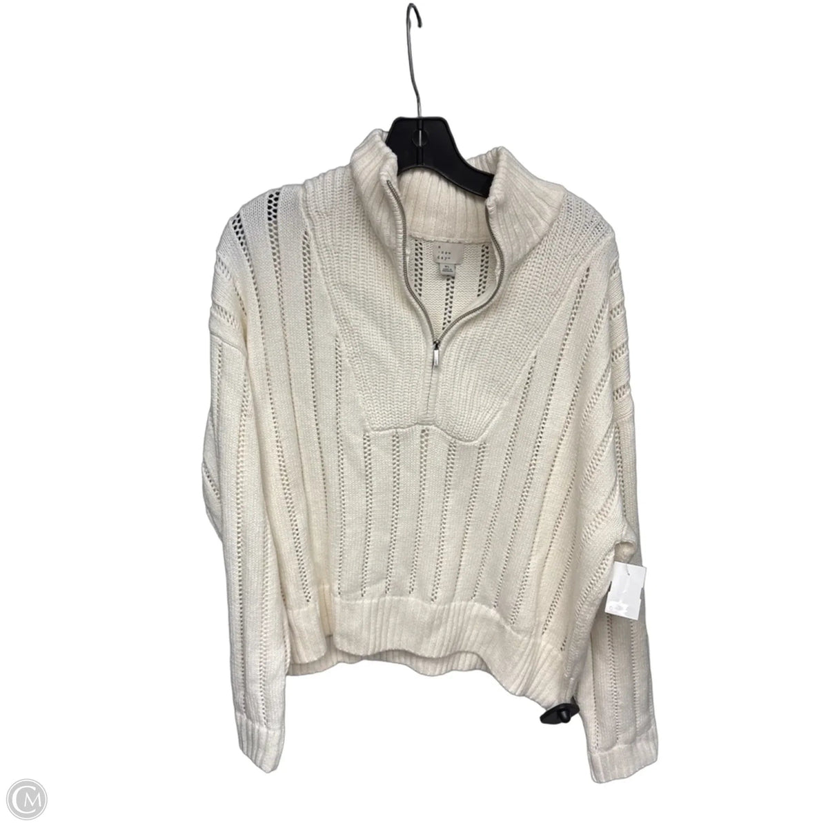 Sweater By A New Day In Cream, Size: Xl