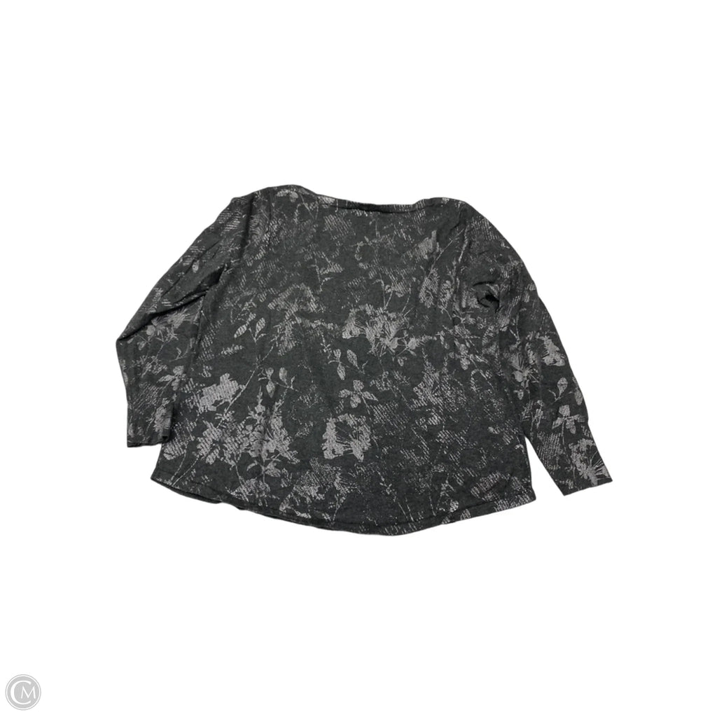 Top Long Sleeve By Chicos In Floral Print, Size: M