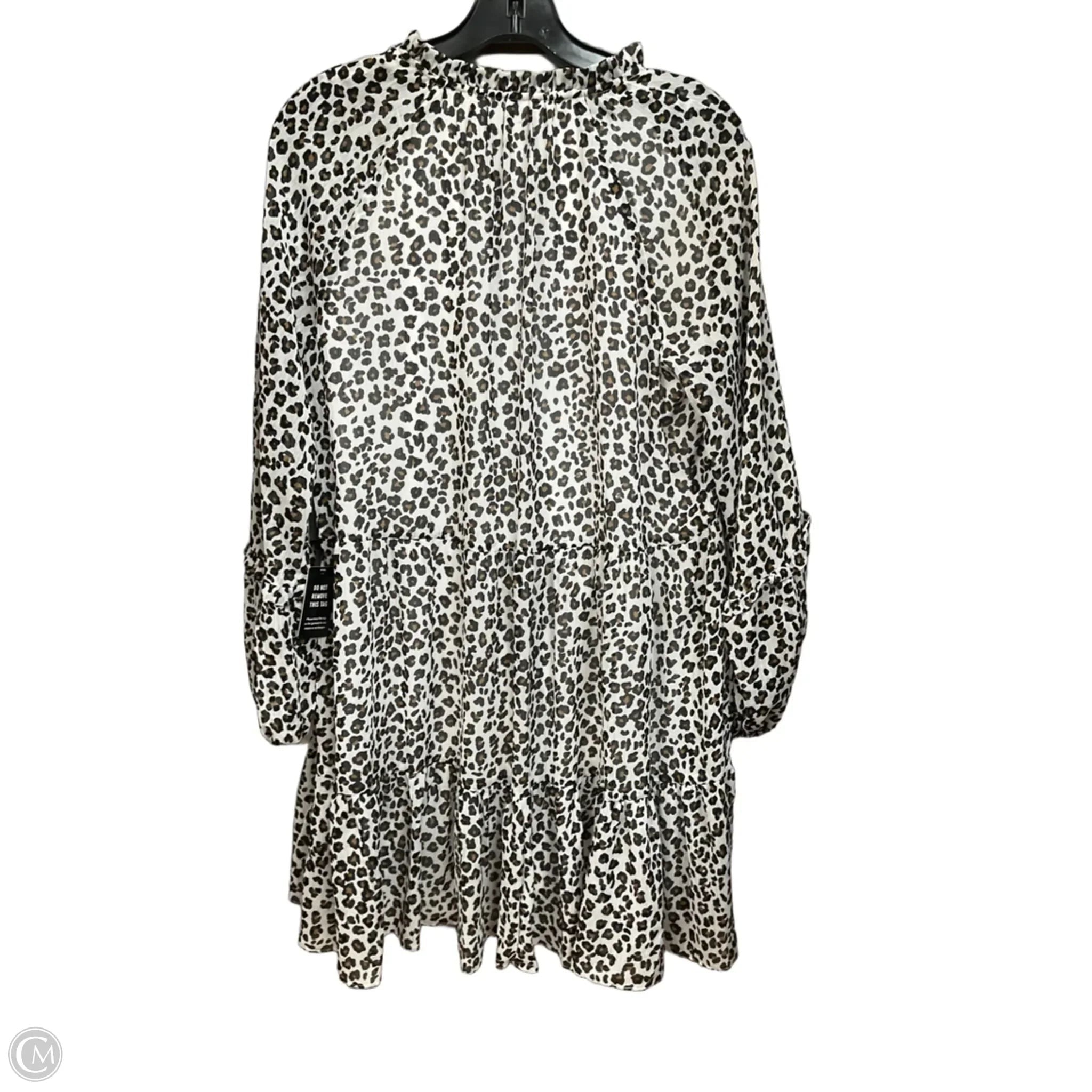 Dress Casual Short By Express In Animal Print, Size: M