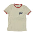 Top Ss By J. Crew In Cream & Orange, Size:Xs