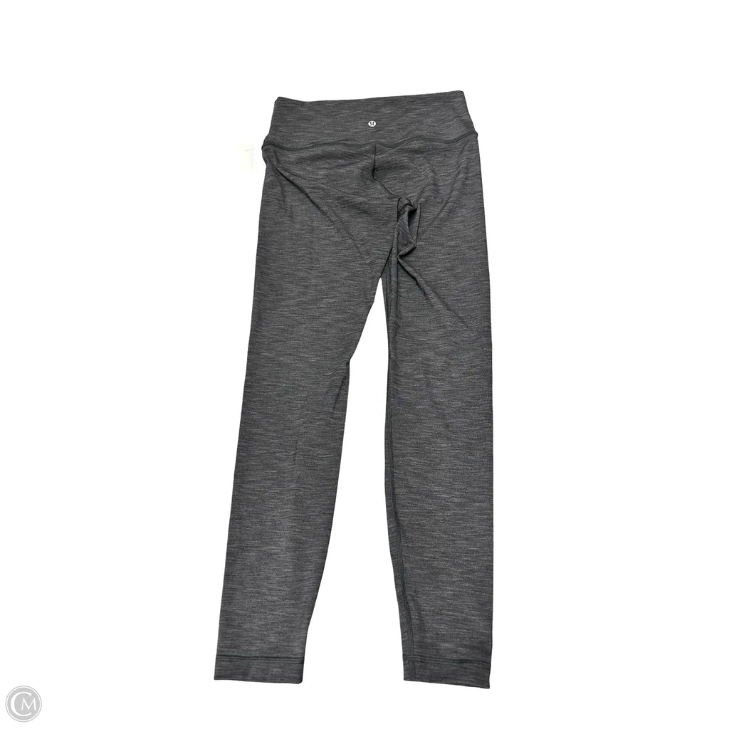 Athletic Leggings By Lululemon In Grey, Size: 8