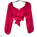 Top Long Sleeve By Altard State In Pink, Size: S