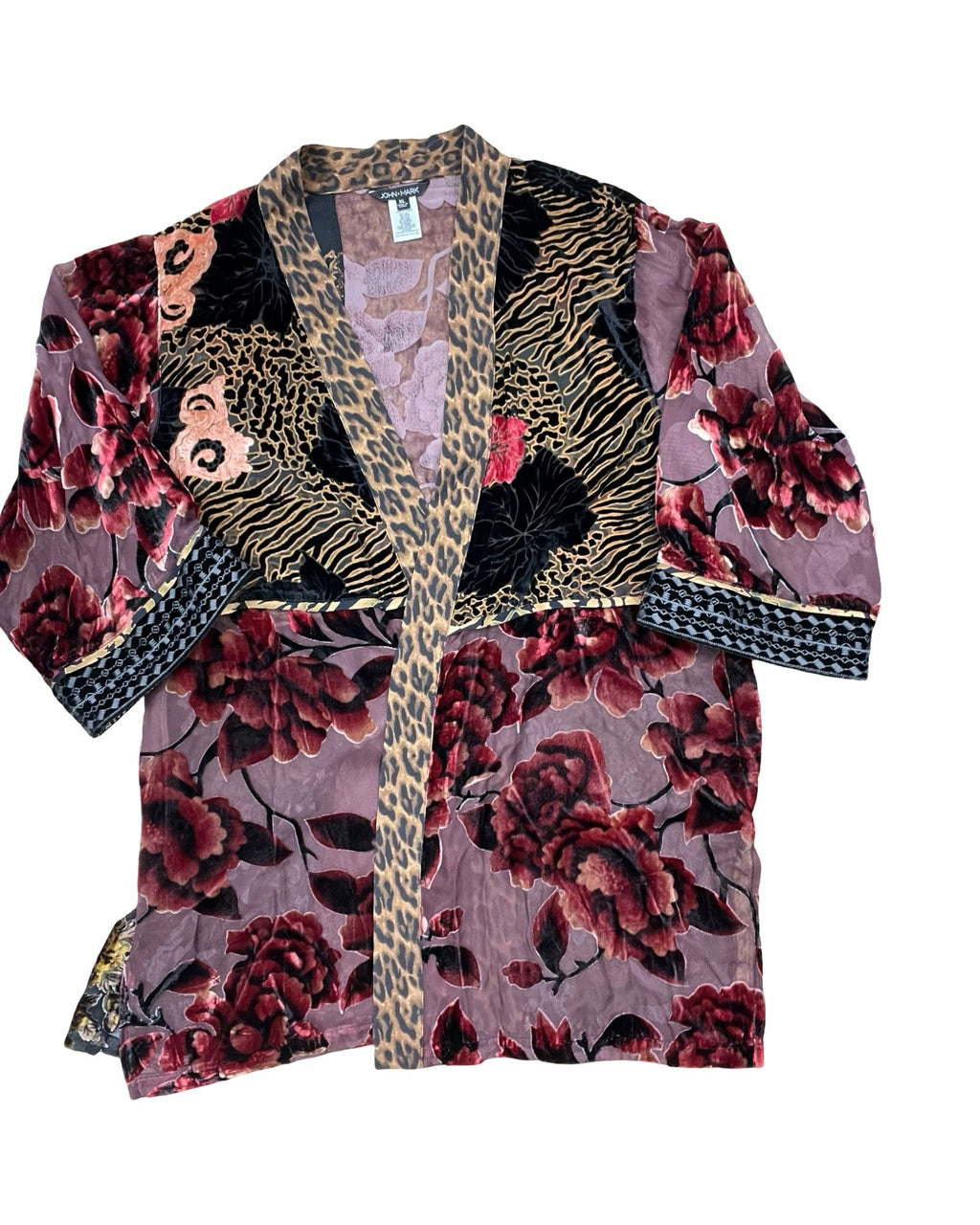 Cardigan By John Mark In Multi, Size:Xl