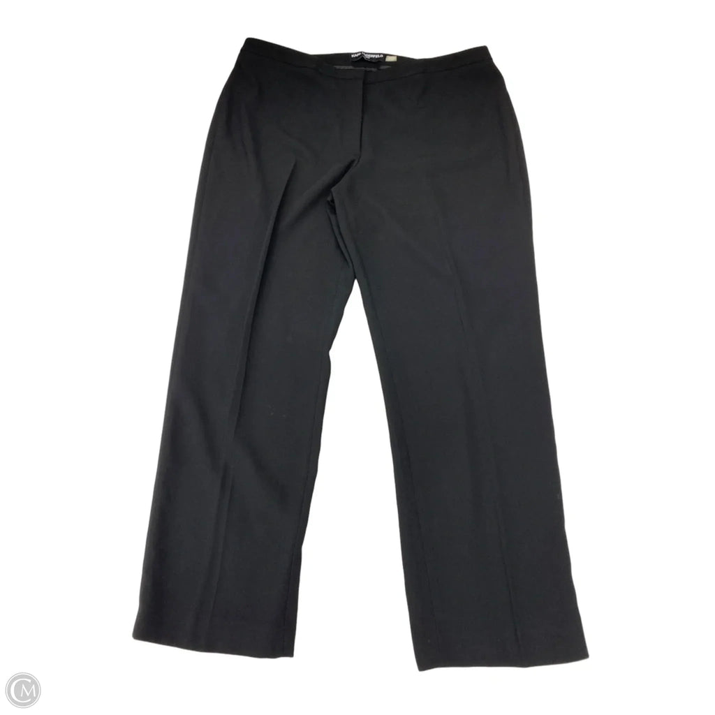 Pants Designer By Karl Lagerfeld In Black, Size: 16