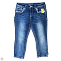 Capris By Grace In Blue Denim, Size: 8