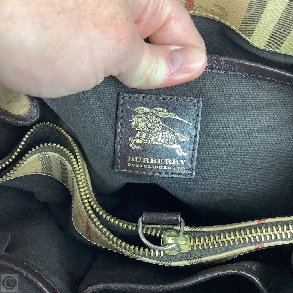 Handbag Luxury Designer By Burberry, Size: Large