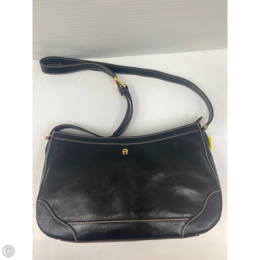 Handbag Leather By Etienne Aigner, Size: Medium