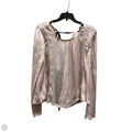 Top Long Sleeve By Free People In Pink, Size: M
