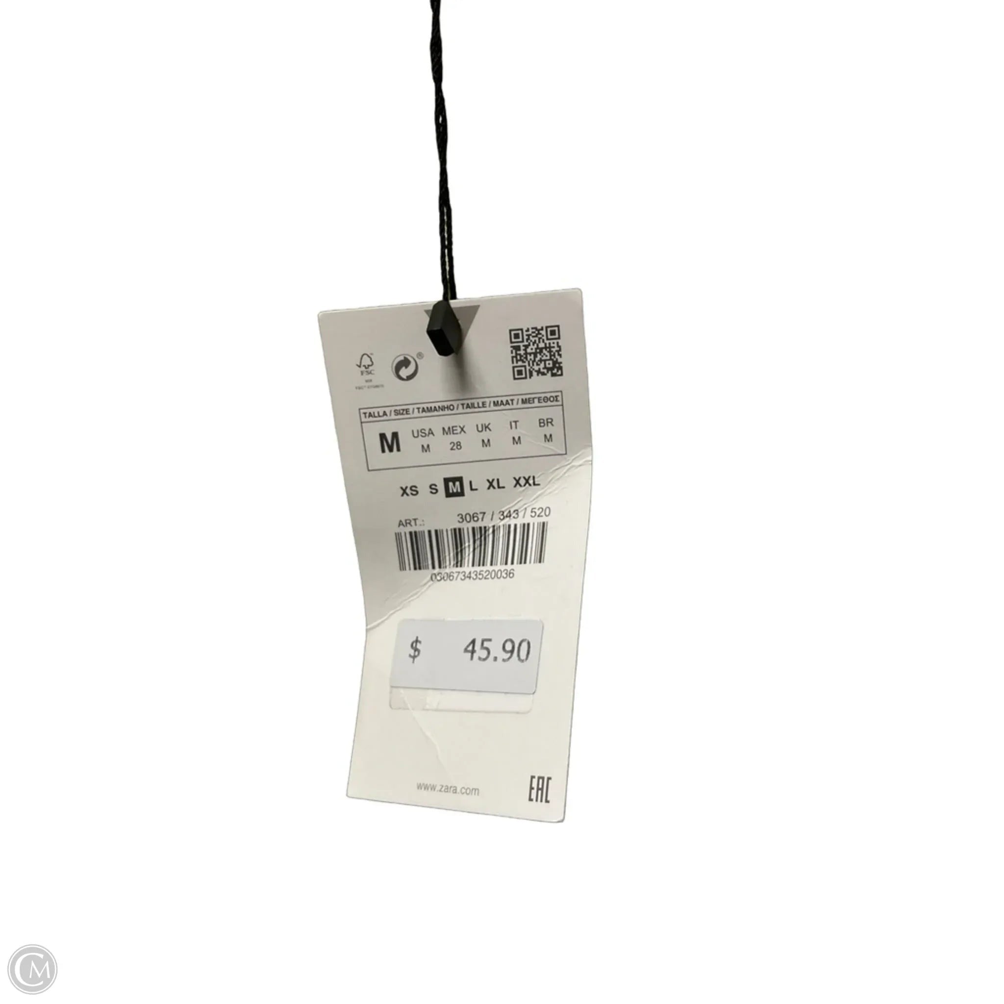 Dress Casual Short By Zara In Green, Size: M