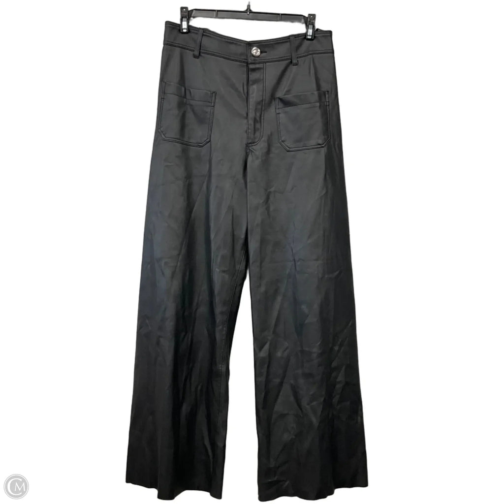 Pants Wide Leg By Zara In Black, Size: 8