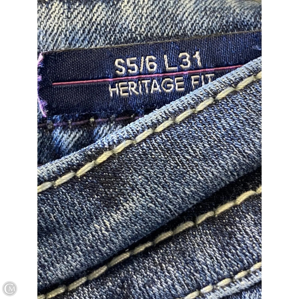 Jeans Boot Cut By Vigoss In Blue Denim, Size: 6