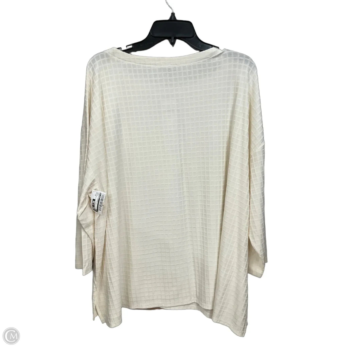 Top 3/4 Sleeve By J. Jill In Cream, Size: 3x