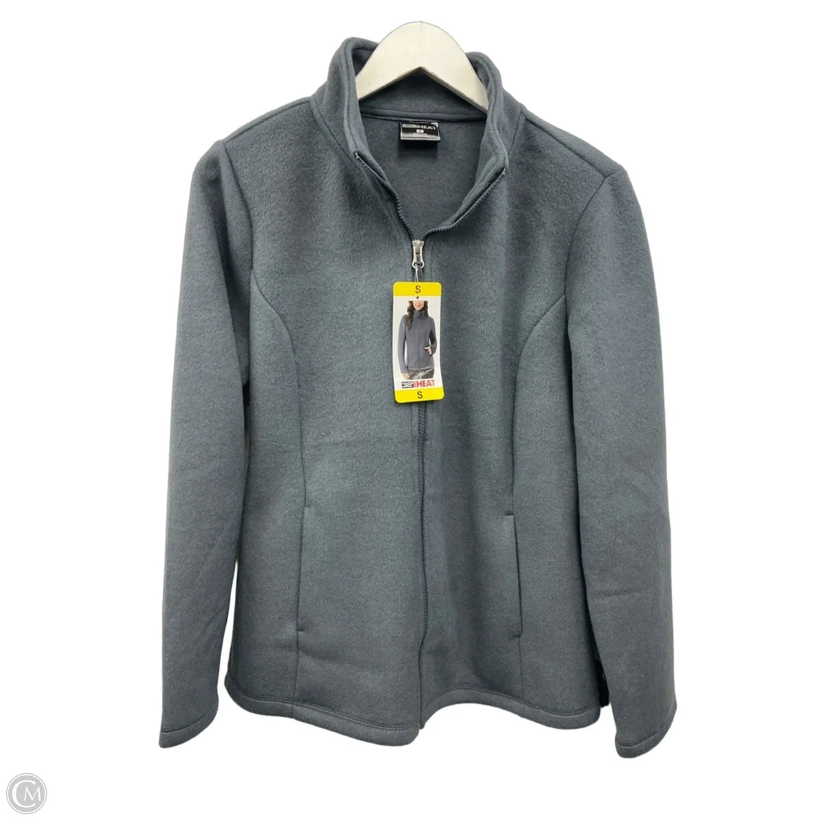 Athletic Jacket By 32 Degrees In Grey, Size: S