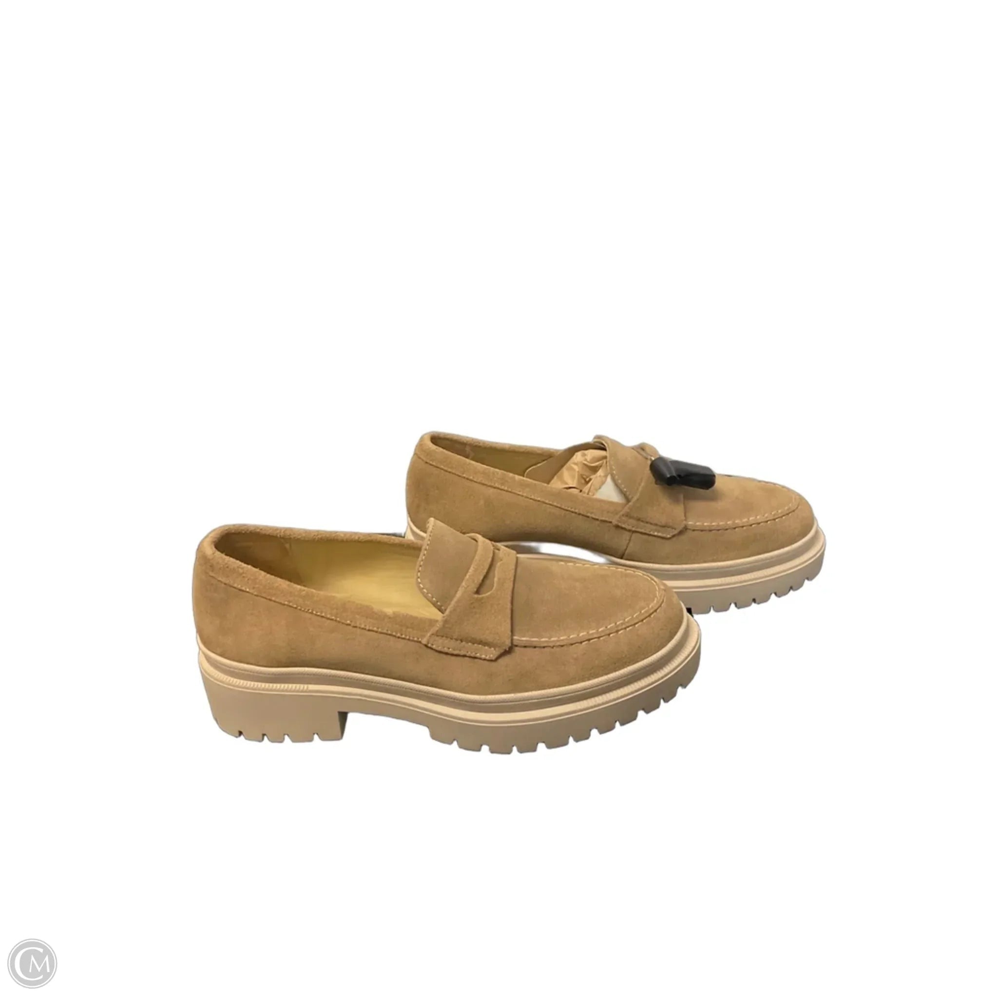 Shoes Flats By Cmb In Tan, Size: 10.5