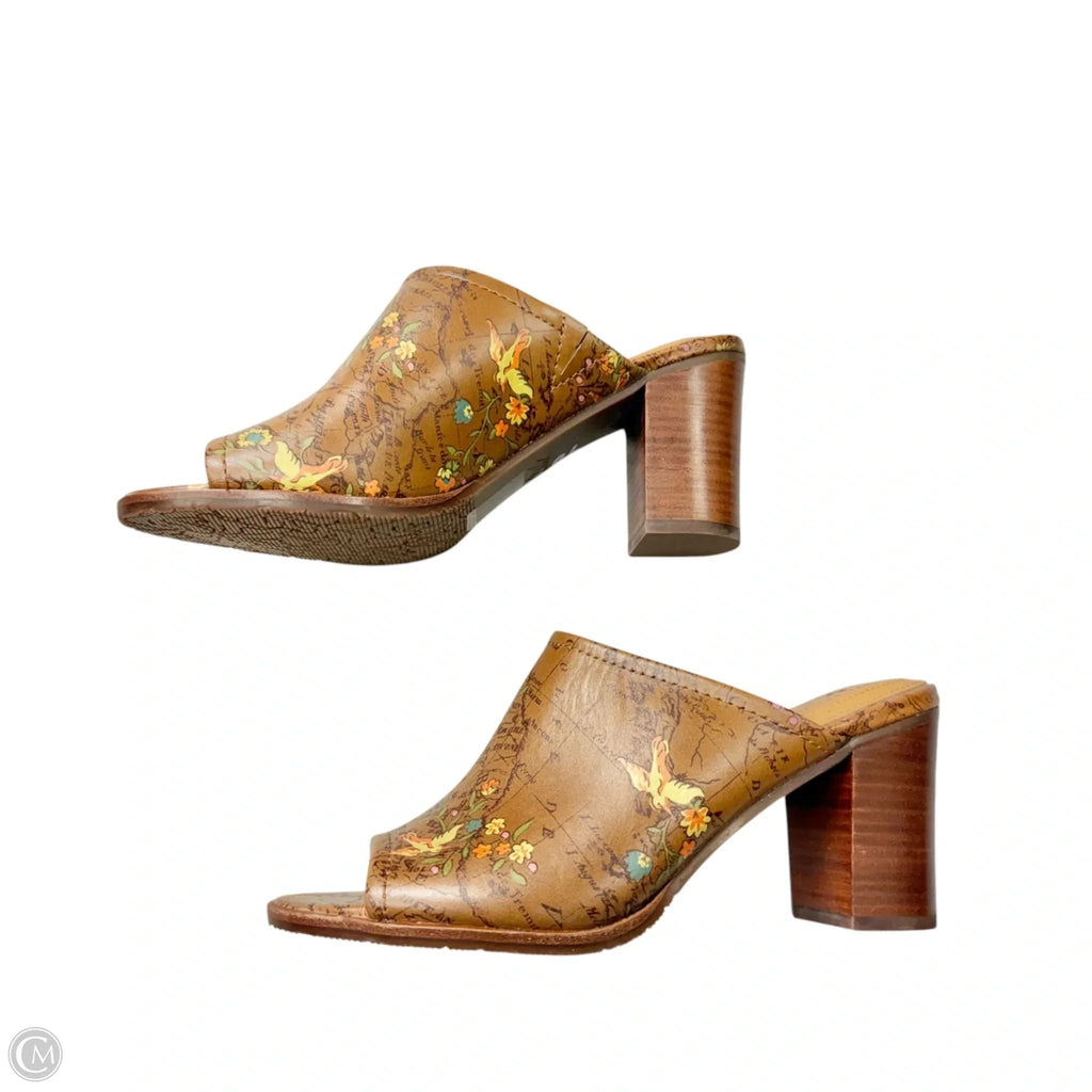 Sandals Designer By Patricia Nash In Brown, Size: 9.5