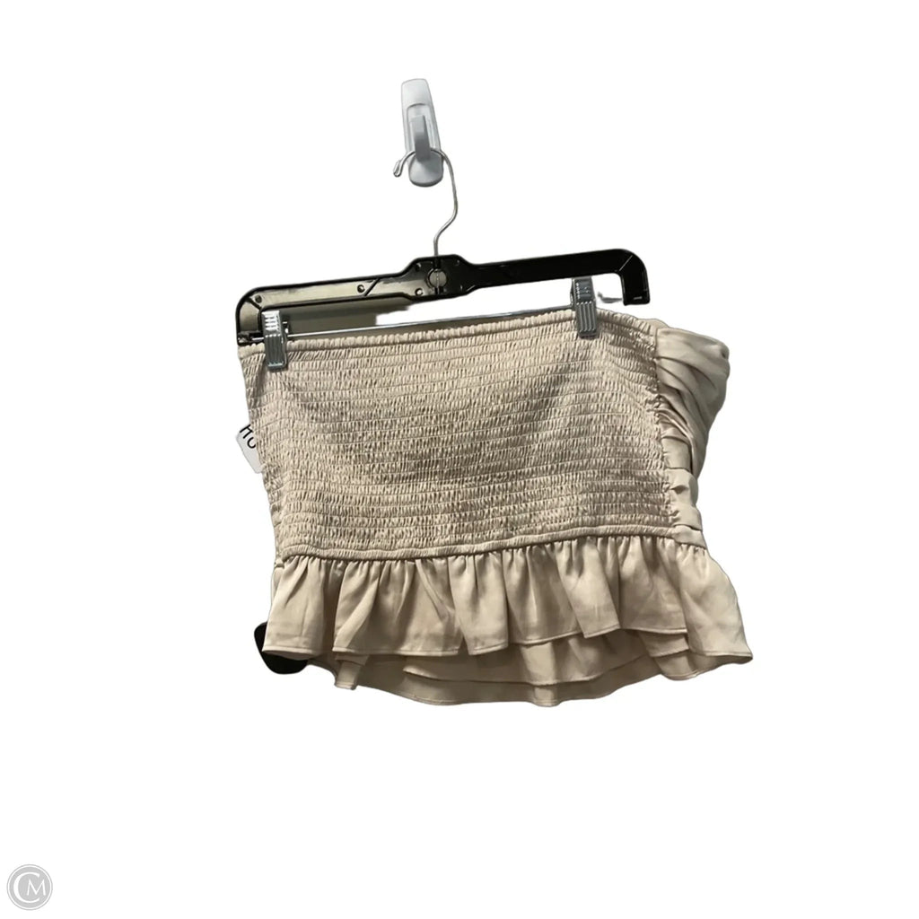 Top Sleeveless By Express In Tan, Size: L