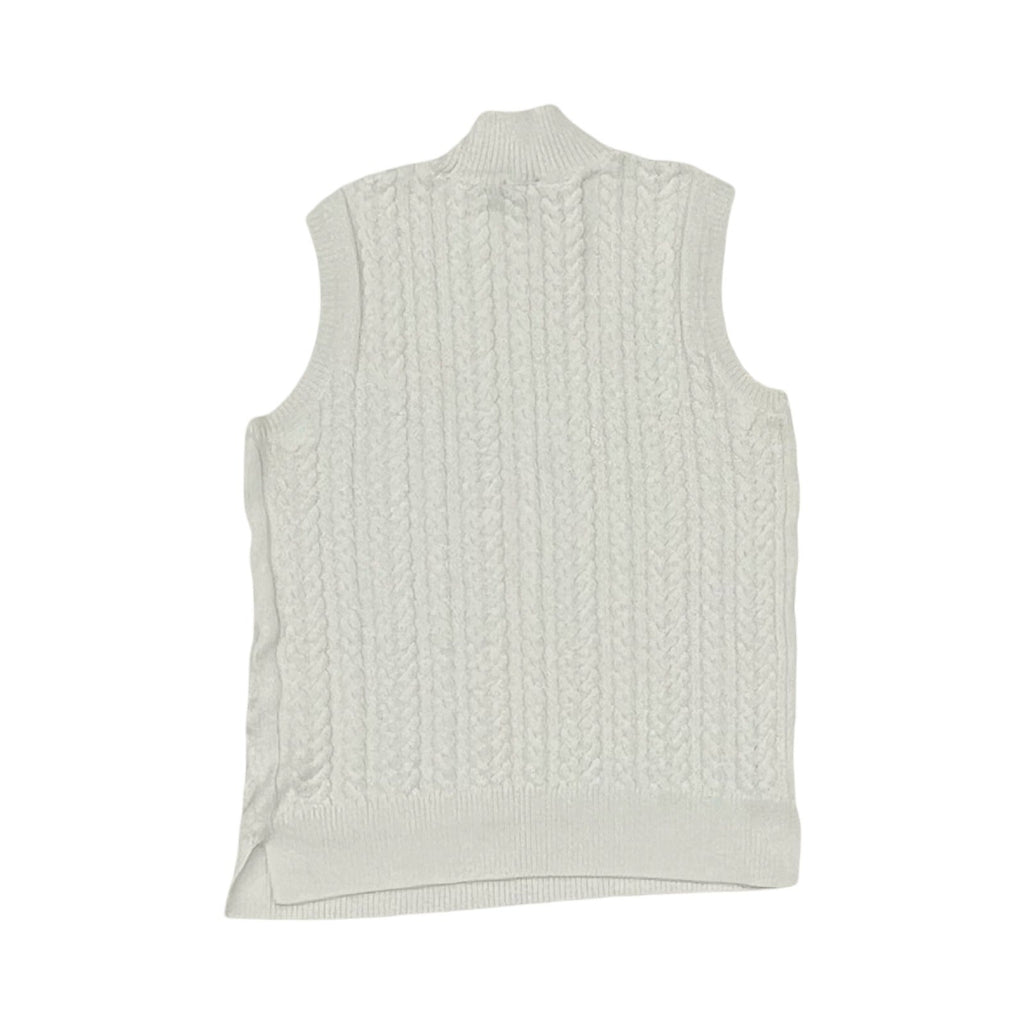 Top Sleeveless By Talbots In White, Size:Sp