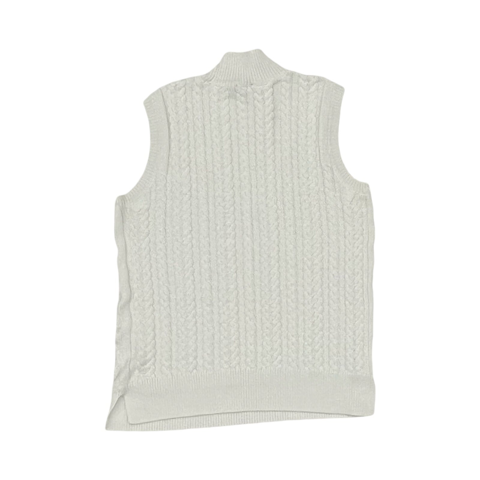 Top Sleeveless By Talbots In White, Size:Sp