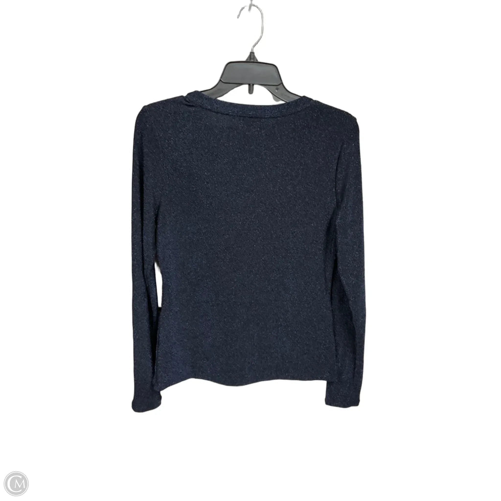 Top Long Sleeve By White House Black Market In Blue, Size: S