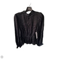 Top Long Sleeve By Top Shop In Black, Size: M