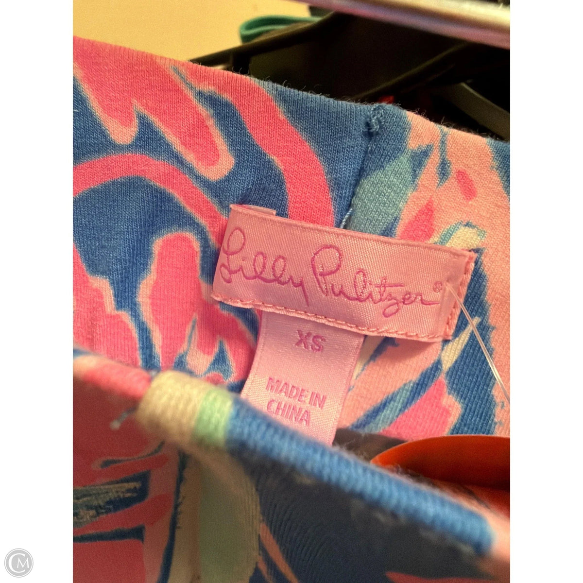 Pants Designer By Lilly Pulitzer In Blue & Pink, Size: Xs