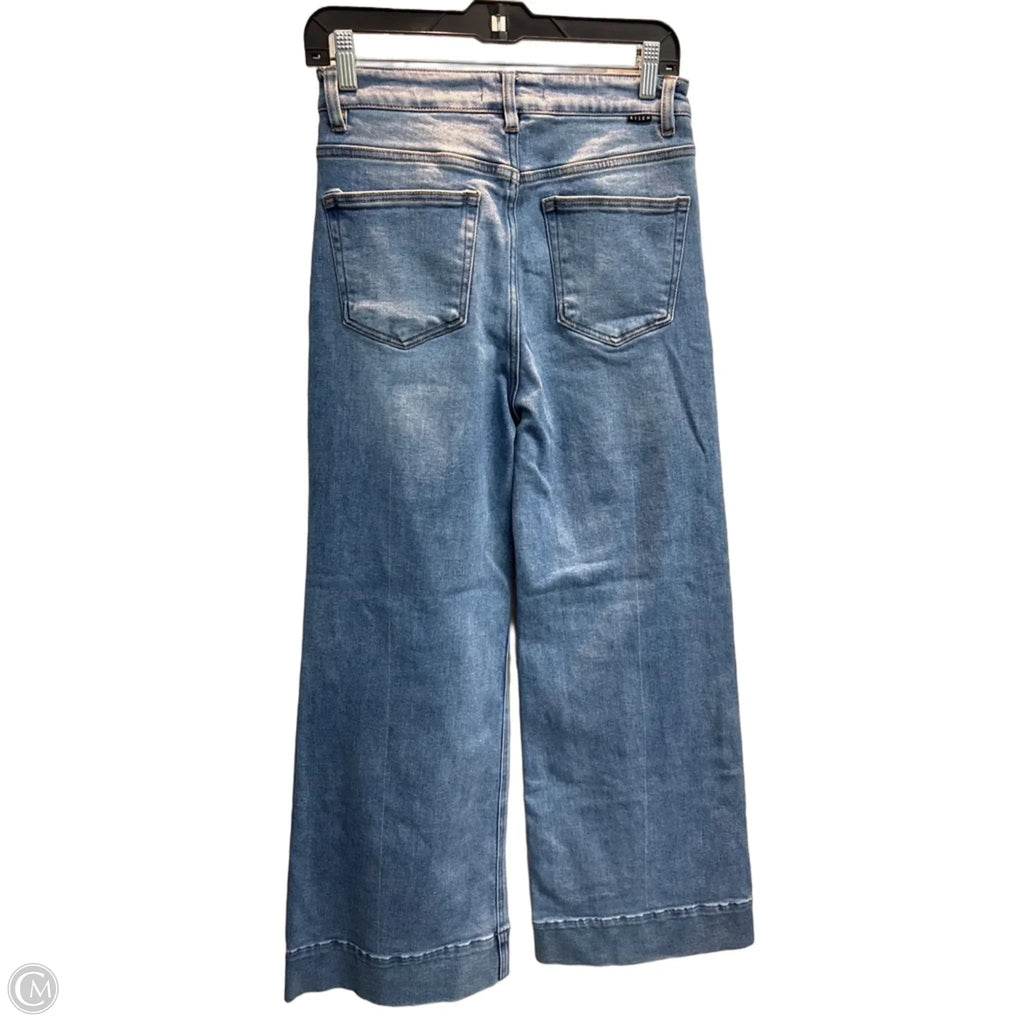 Jeans Wide Leg By Risen In Blue, Size: 4