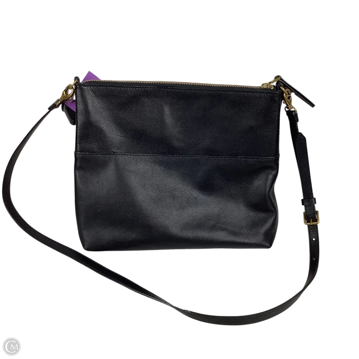 Crossbody Leather By Fossil, Size: Medium