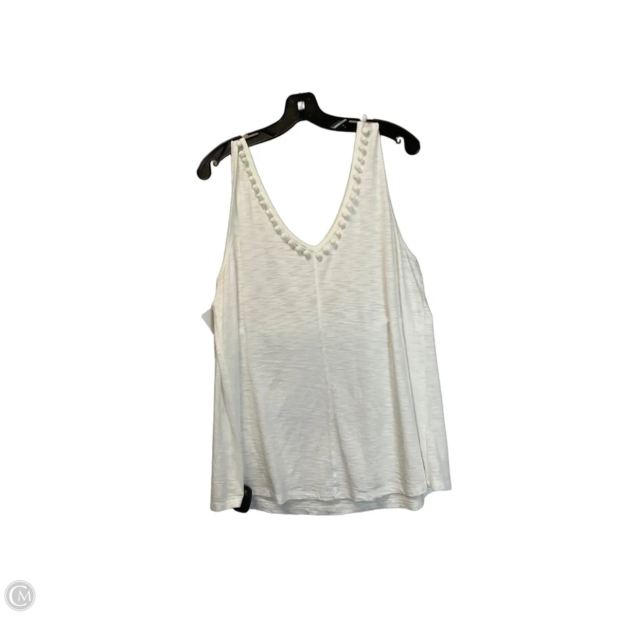 Top Sleeveless Designer By Lilly Pulitzer In White, Size: Xl