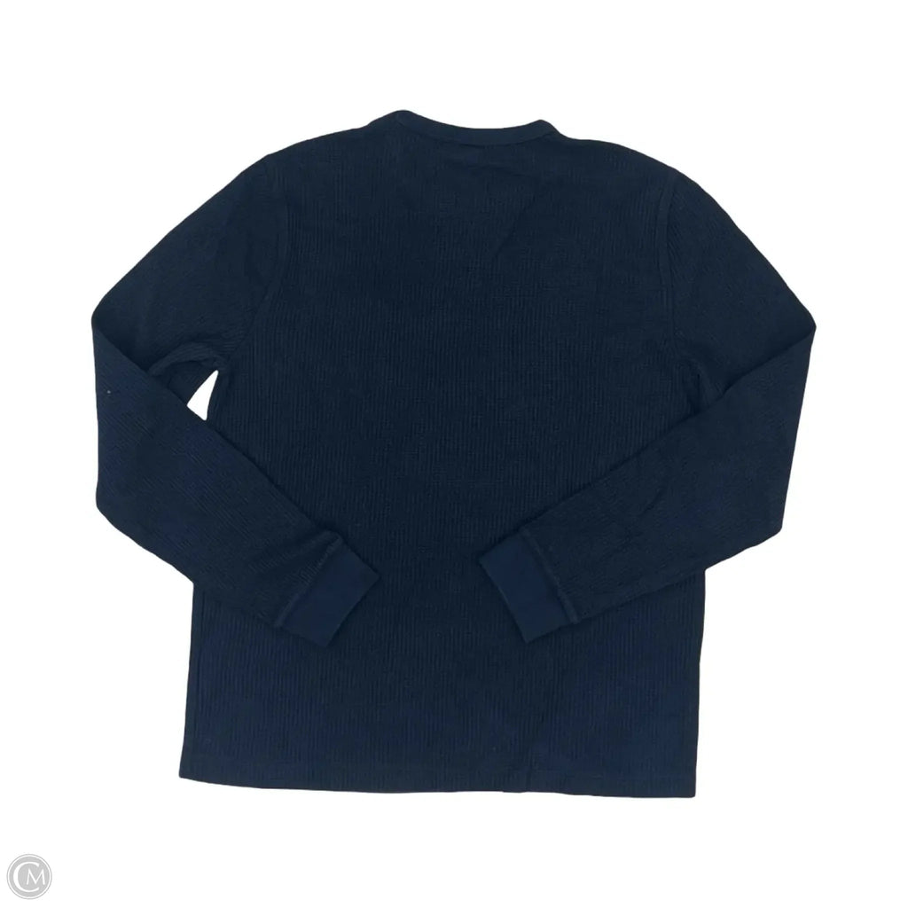 Top Long Sleeve By Sonoma In Navy, Size: L