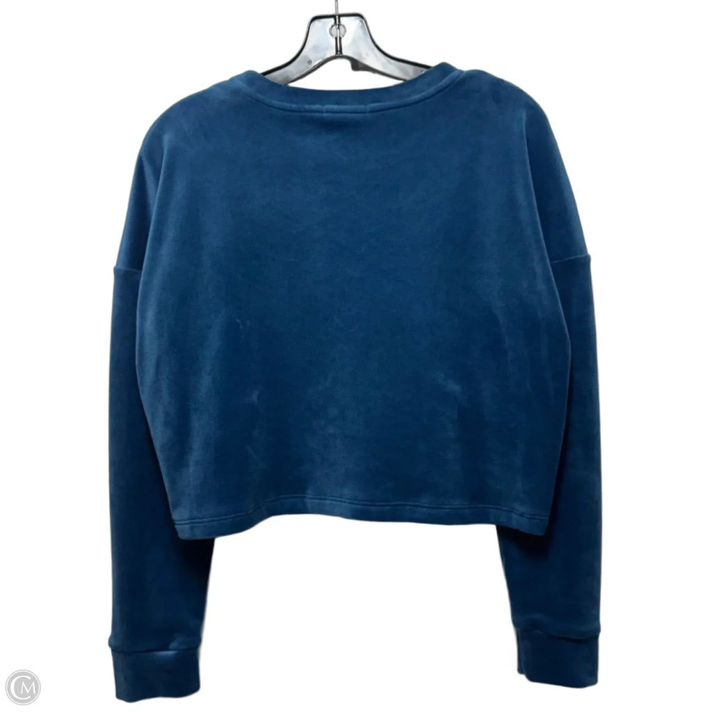 Athletic Top Long Sleeve Crewneck By Beyond Yoga In Blue, Size: S