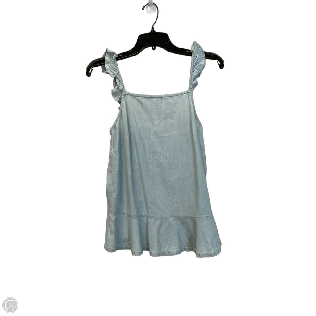 Top Sleeveless By Madewell In Blue, Size: Xs