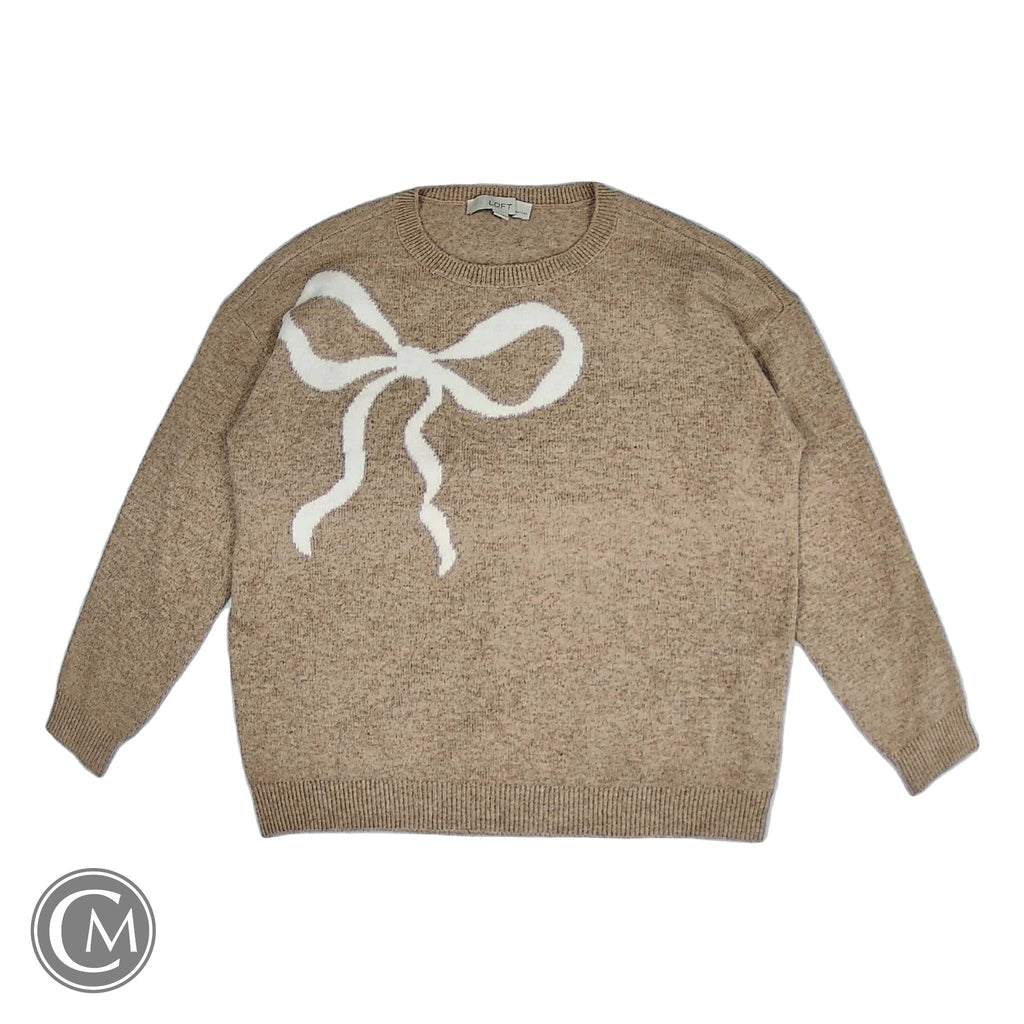 Sweater By Loft In Tan, Size: Xsp