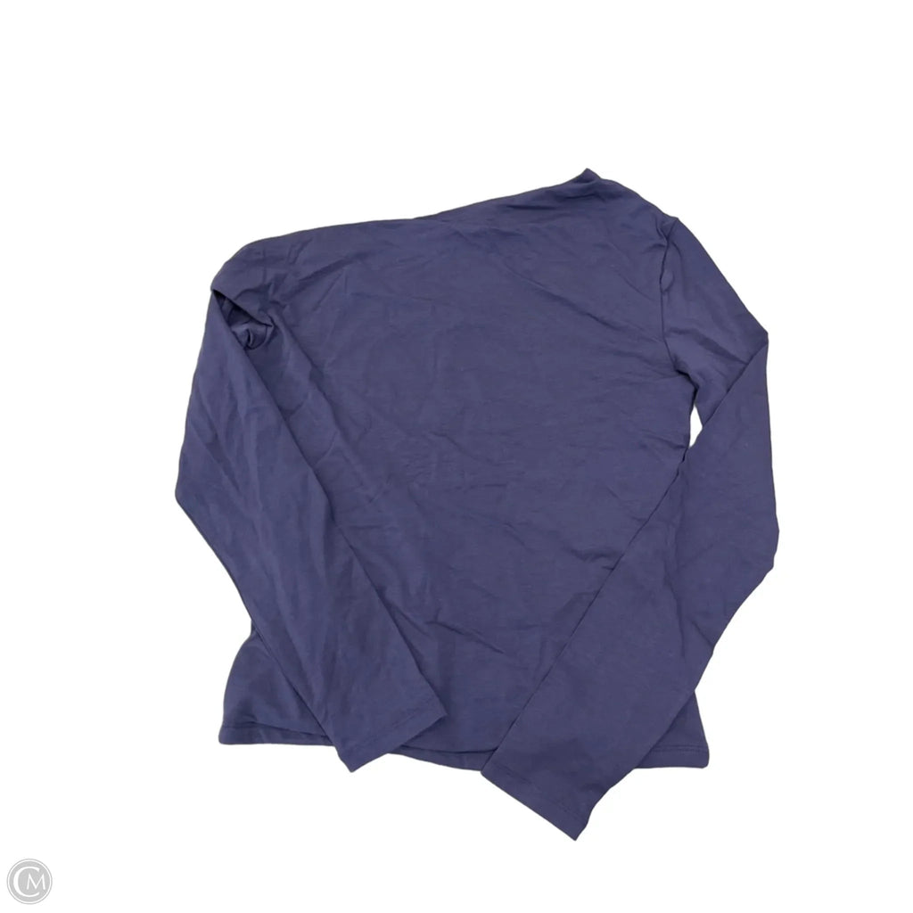 Top Long Sleeve By Abercrombie And Fitch In Blue, Size: S