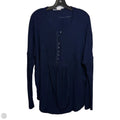 Top Long Sleeve By Free People In Navy, Size: L