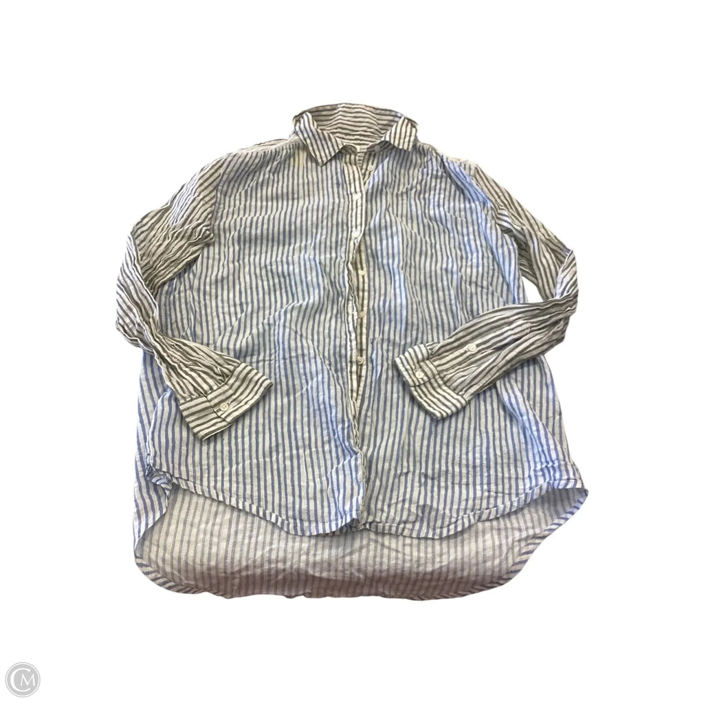 Top Long Sleeve By Sundance In Striped Pattern, Size: M