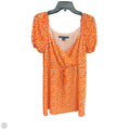 Dress Casual Midi By French Connection In Orange, Size: Xs