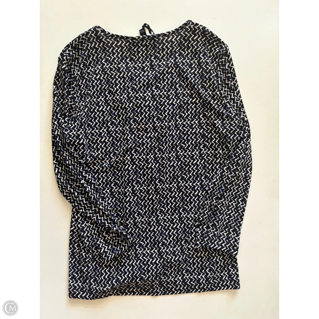 Blouse Long Sleeve By 41 Hawthorn In Navy, Size: L