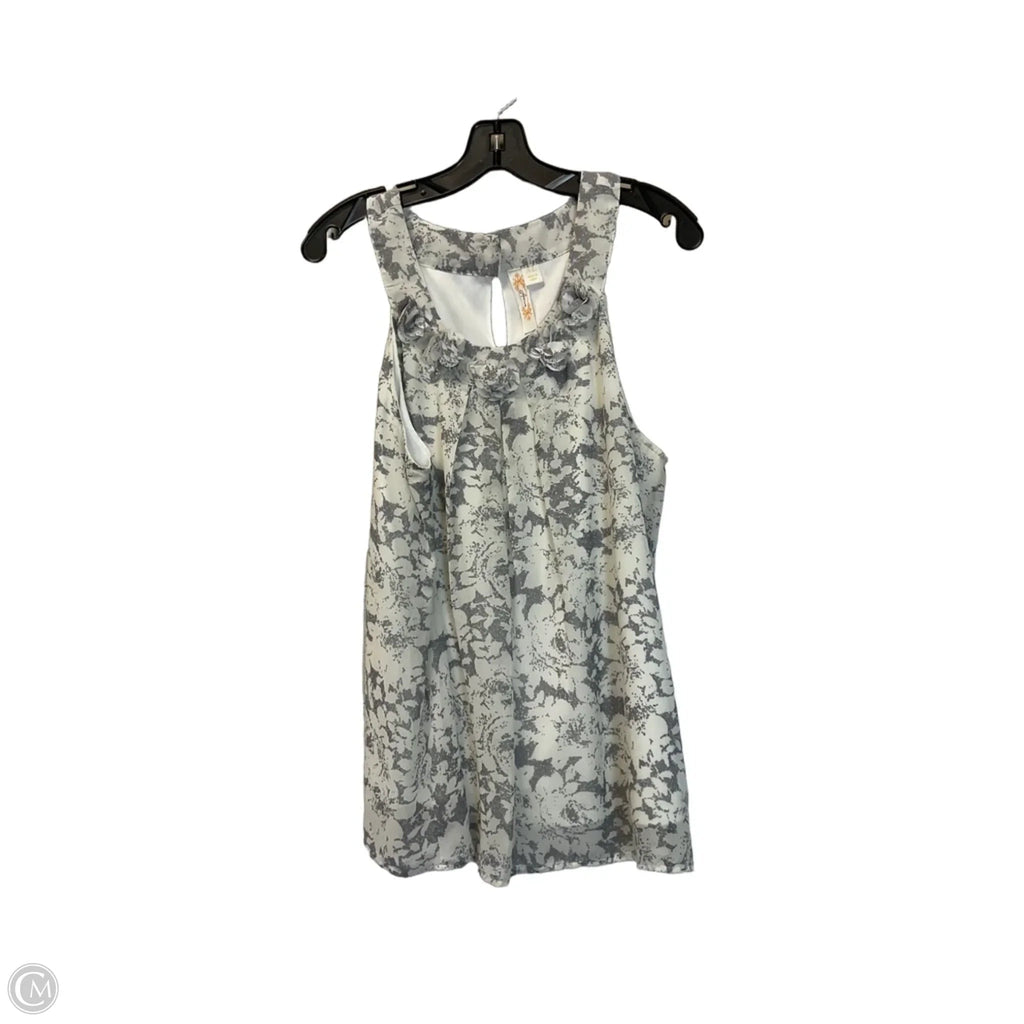 Top Sleeveless By Adiva In Animal Print, Size: Xl