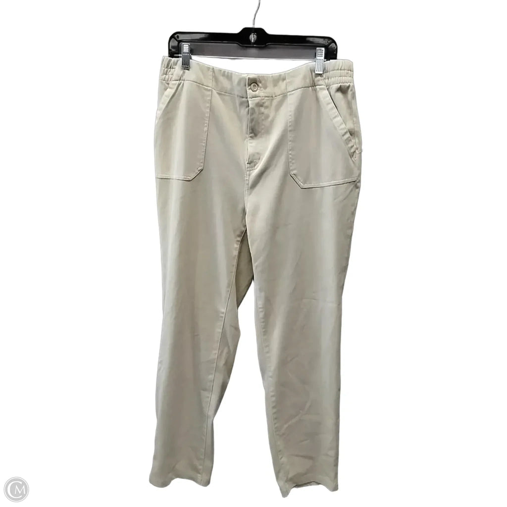 Pants Wide Leg By 32 Degrees In Beige, Size: L