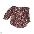 Blouse Long Sleeve By Lc Lauren Conrad In Maroon, Size: S