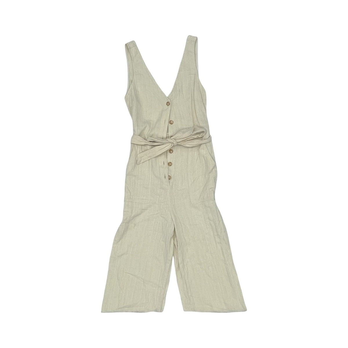 Jumpsuit By Clothes Mentor In Cream, Size:S