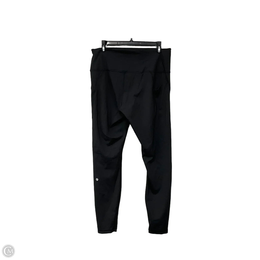 Athletic Leggings By Lululemon In Black, Size: 14