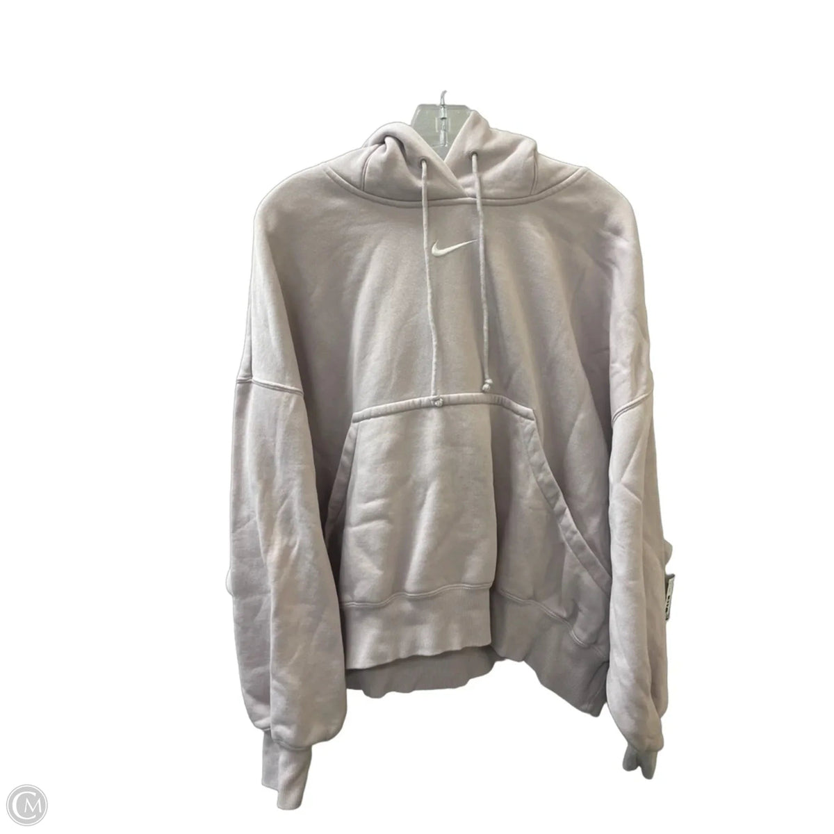 Athletic Sweatshirt Hoodie By Nike Apparel In Purple, Size: L