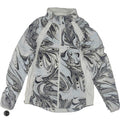 Athletic Jacket By Athleta In Blue & Grey, Size: L