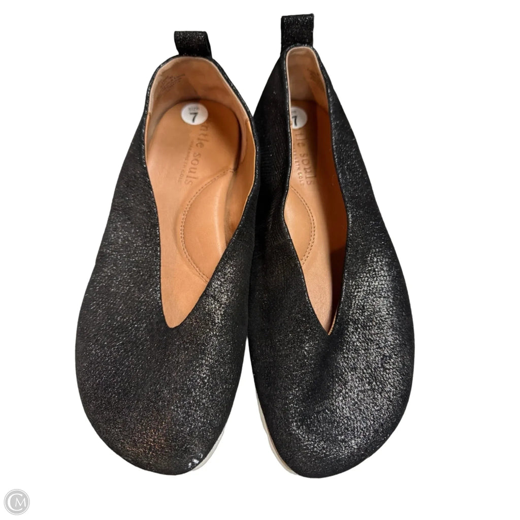 Shoes Flats By Gentle Souls In Black, Size: 7