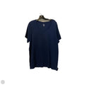 Top Short Sleeve Basic By Kim Rogers In Navy, Size: Xl